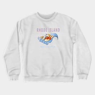 Rhode Island Boogie Boarding Crewneck Sweatshirt